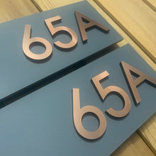 Load image into Gallery viewer, Modern Three-Dimensional House Name / Address Sign 60 cm x 30 cm - KREATIV DESIGN -