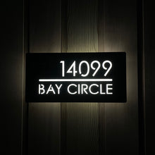 Load image into Gallery viewer, Extra Large Illuminated House Sign Low voltage LED 56 cm x 28 cm - Kreativ Design Ltd