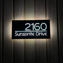 Load image into Gallery viewer, Extra Large Illuminated House Sign Low voltage LED 56 cm x 28 cm - Kreativ Design Ltd