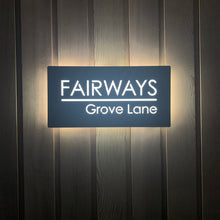 Load image into Gallery viewer, Extra Large Illuminated House Sign Low voltage LED 56 cm x 28 cm - Kreativ Design Ltd