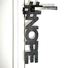Laden Sie das Bild in den Galerie-Viewer, Modern Do Not Disturb / Busy door sign made from thick lightweight felt perfect for a teenager's bedroom. - Kreativ Design Ltd