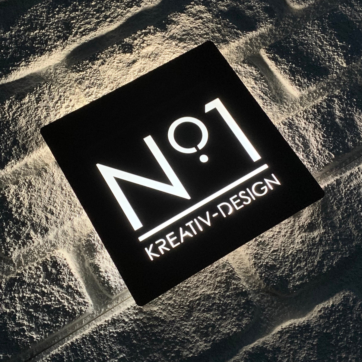 Modern Illuminated LED House Signs | Bespoke Lighted Business Signs ...