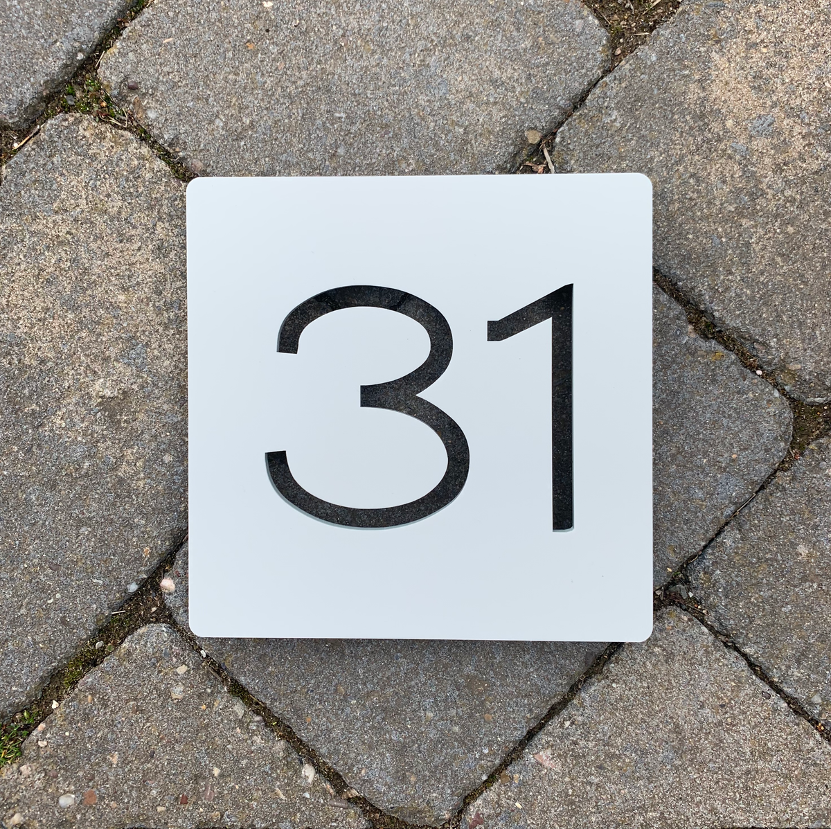 MODERN SMALL NUMBER SIGNS | MODERN DIGITS SIGN | DOOR NUMBERS – Kreativ ...