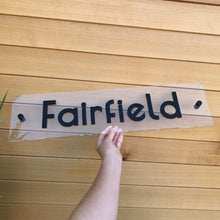 Laden Sie das Bild in den Galerie-Viewer, Floating Three-Dimensional 3D House Name / Address Sign Extra Large (2 sizes) - KREATIV DESIGN -Signs
