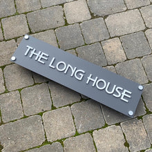 Charger l&#39;image dans la galerie, Extra large Modern Three-Dimensional 3D House Name / Address Sign Extra Large 80 x 20 cm - KREATIV DESIGN -Signs