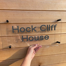 Laden Sie das Bild in den Galerie-Viewer, Floating Three-Dimensional 3D House Name / Address Sign Extra Large (2 sizes) - KREATIV DESIGN -Signs