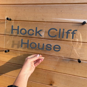 Floating Three-Dimensional 3D House Name / Address Sign Extra Large (2 sizes) - KREATIV DESIGN -Signs