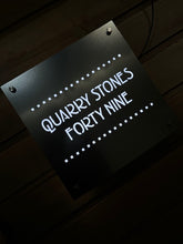 Load image into Gallery viewer, Extra Large Illuminated House Sign Low voltage LED 40 cm x 40 cm - KREATIV DESIGN -Signs