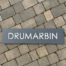 Carica l&#39;immagine nel visualizzatore di Gallery, Contemporary Rectangular Modern Name Sign 40 cm x 10 cm - KREATIV DESIGN -Signs