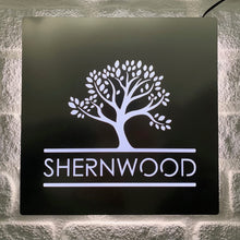 Load image into Gallery viewer, Extra Large Illuminated House Sign Low voltage LED 40 cm x 40 cm - KREATIV DESIGN -Signs