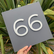 Modern Three Dimensional Square House Number Sign - KREATIV DESIGN -Signs