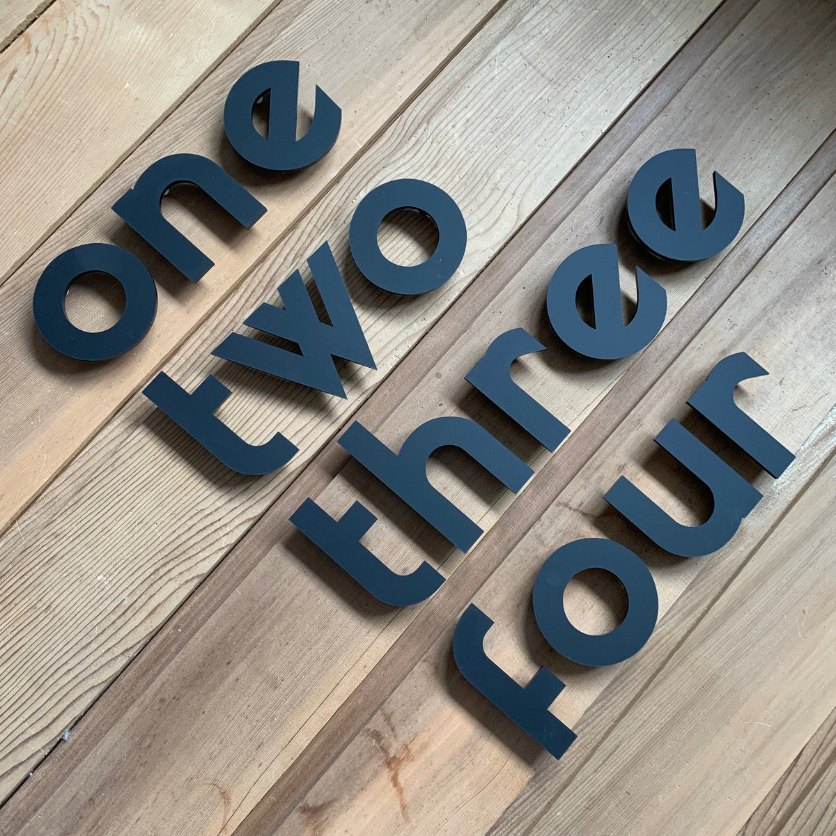 House Number Sign | Modern and Unique Laser Cut Floating Wall Sign ...