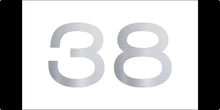 Charger l&#39;image dans la galerie, New Rectangle House Number Sign with stand out 3D Digits 15 cm x 30 cm - Kreativ Design Ltd 