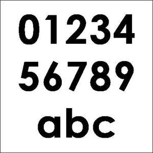 Individual House Number (Digit) Sign 20 cm tall - KREATIV DESIGN -Digits Sign