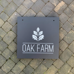 Modern Double Sided Swing Sign / Laser Cut Hanging Signs - Kreativ Design Ltd 