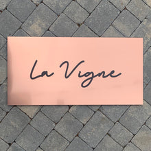Charger l&#39;image dans la galerie, Extra Large Stunning 3D Handwriting Script Style Modern House Name / Address Sign 60 cm x 30 cm - KREATIV DESIGN -