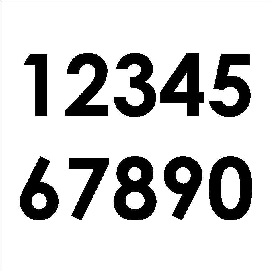 Illuminated LED Modern 3D Number Sign - Backlit Square House Sign ...