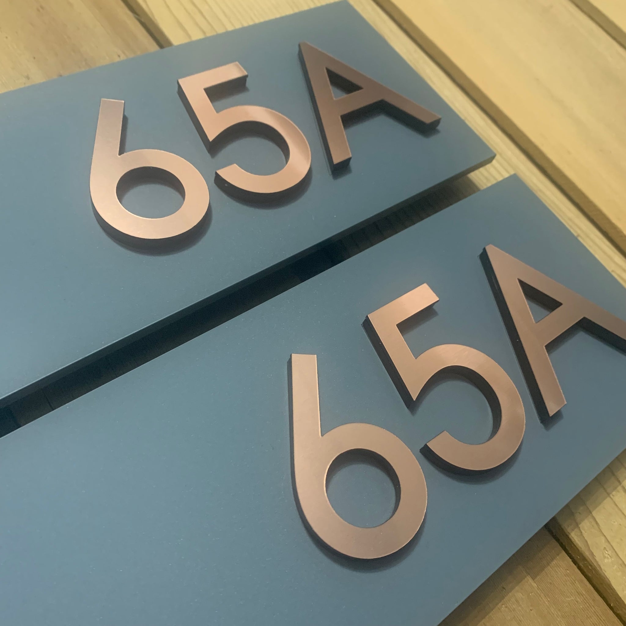Modern 3D Digit House or Door Number Sign 30 cm x 10 cm – Kreativ ...