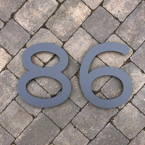 Individual House Digit Number Sign Large 30 cm tall - Kreativ Design Ltd 