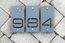 Lataa kuva Galleria-katseluun, Individual Rectangular Number Sign 10 cm x 20 cm Portrait Orientation - Kreativ Design Ltd 