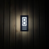 NEW Illuminated LED Backlit 3D Digit House Sign/Bespoke Number Plaque - 2 sizes available - Kreativ Design Ltd 
