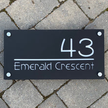 Afbeelding in Gallery-weergave laden, Extra Large Illuminated House Sign Low voltage LED 56 cm x 28 cm - Kreativ Design Ltd 