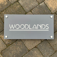 Afbeelding in Gallery-weergave laden, Extra Large Illuminated House Sign Low voltage LED 56 cm x 28 cm - Kreativ Design Ltd 