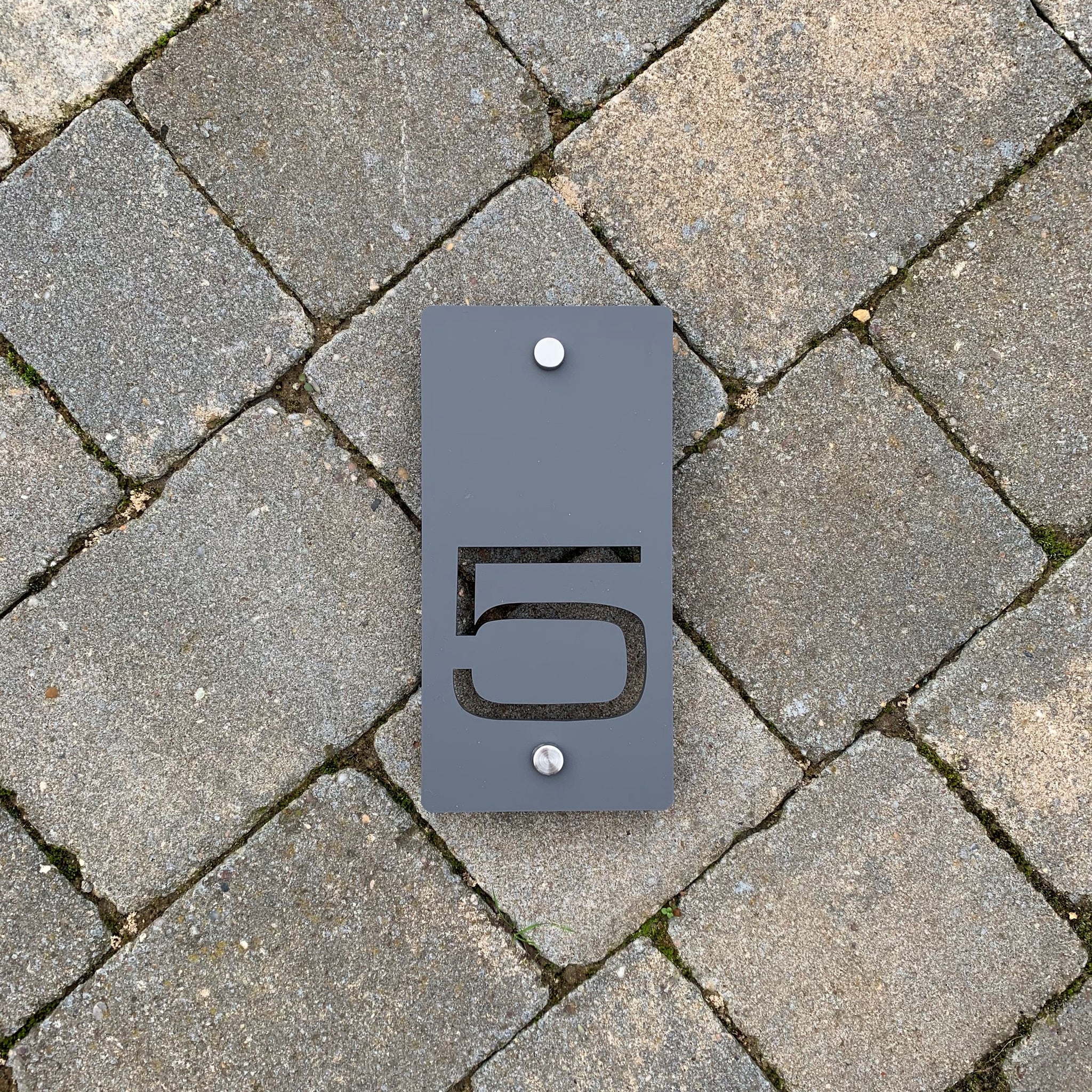 Laser Cut Modern Rectangular House Numbers 10 cm x 20 cm – Kreativ ...