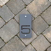 Lataa kuva Galleria-katseluun, Individual Rectangular Number Sign 10 cm x 20 cm Portrait Orientation - Kreativ Design Ltd 