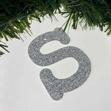 Load image into Gallery viewer, Large Christmas Tree Letter Initial Decoration Laser Cut Hanging Baubles. - Kreativ Design Ltd 