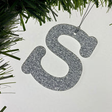 Laden Sie das Bild in den Galerie-Viewer, Large Christmas Tree Letter Initial Decoration Laser Cut Hanging Baubles. - Kreativ Design Ltd 