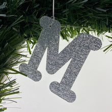Lataa kuva Galleria-katseluun, Large Christmas Tree Letter Initial Decoration Laser Cut Hanging Baubles. - Kreativ Design Ltd 