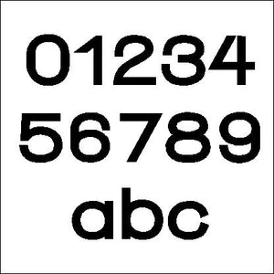 Individual House Number (Digit) Sign 20 cm tall - KREATIV DESIGN -Digits Sign