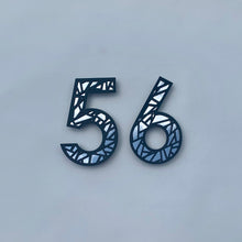 Carica l&#39;immagine nel visualizzatore di Gallery, New Design Geometric House Number Digit Sign - Kreativ Design Ltd 