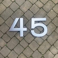 Charger l&#39;image dans la galerie, Extra Large Individual House Number Sign 40 cm tall - Kreativ Design Ltd 