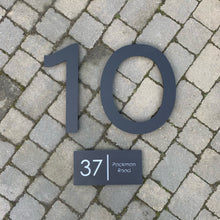 Carica l&#39;immagine nel visualizzatore di Gallery, Extra Large Individual House Number Sign 50 cm - Kreativ Design Ltd 