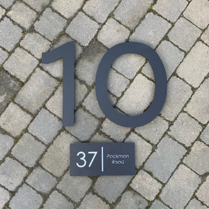 Extra Large Individual House Number Sign 50 cm - Kreativ Design Ltd 