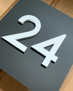 NEW SIZE Modern 3D Illuminated LED House Number Sign - 2 Sizes available - Kreativ Design Ltd 